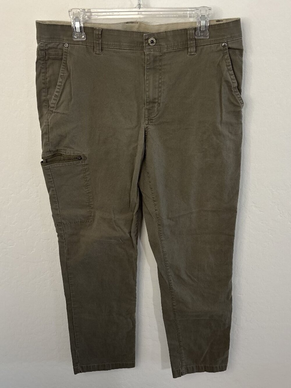 Weatherproof Olive Walnut Stretch Cargo Pants | Size 34x32